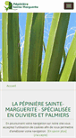 Mobile Screenshot of pepiniere-sainte-marguerite.com