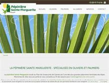 Tablet Screenshot of pepiniere-sainte-marguerite.com